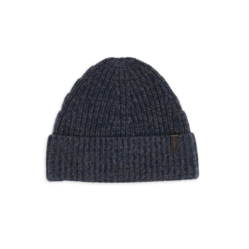 Vince Ribbed Cashmere Beanie - Picture 2 of 12